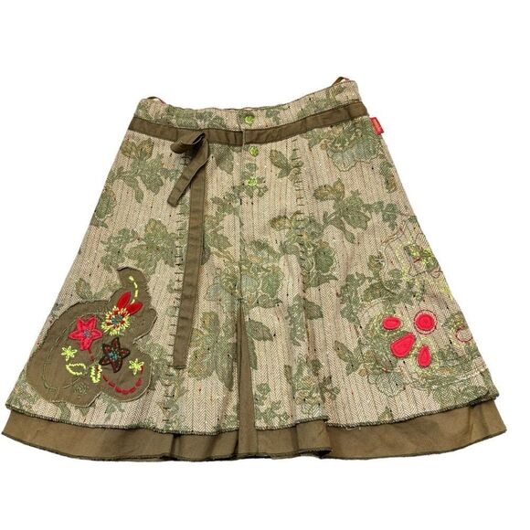 Girls Pampolina Brand Mixed Media Layered Skirt Size Large - Picture 5 of 13